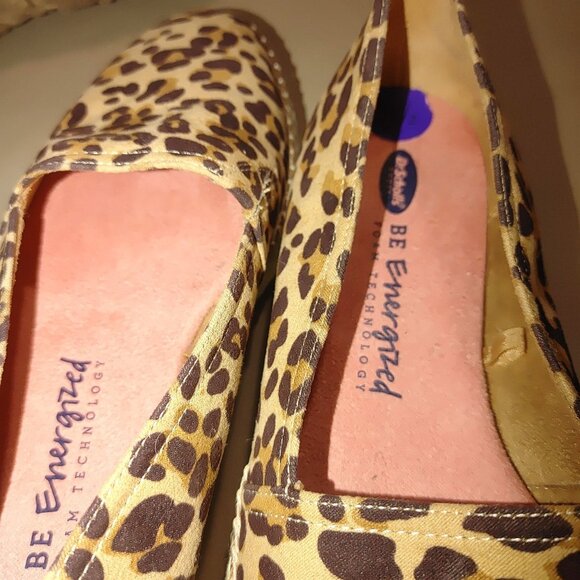 Dr. Scholls Be Energized Womens Leopard Print Slip On Espadrilles Size 8.5 - Picture 6 of 10